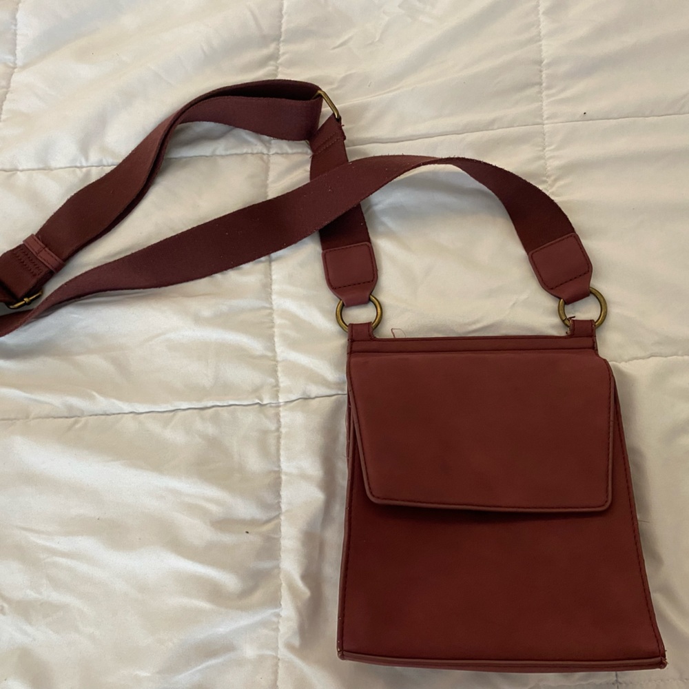 Target burnt red purse